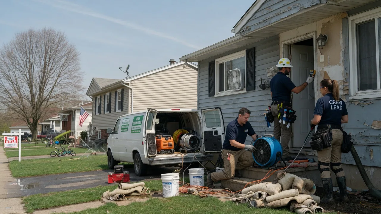 Flood Cleanup in Gipsy, PA near me